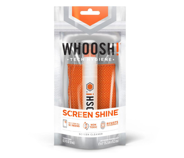 Whoosh Pocket - spray do czyszczenia ekranów 8ml + ściereczka - 1244650 - zdjęcie 2